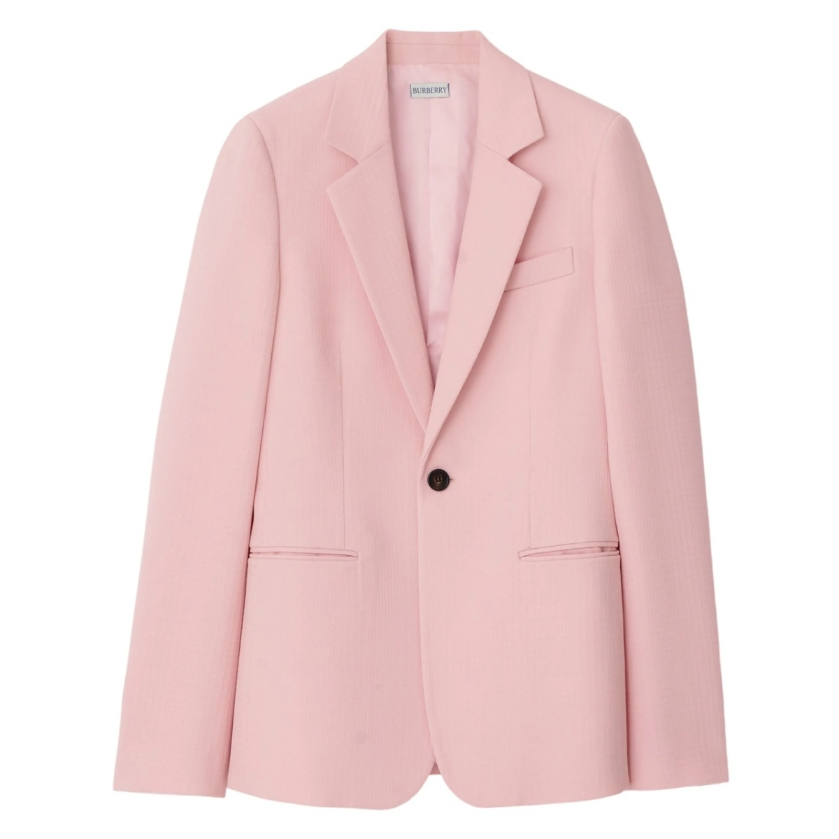 single-breasted wool blazer