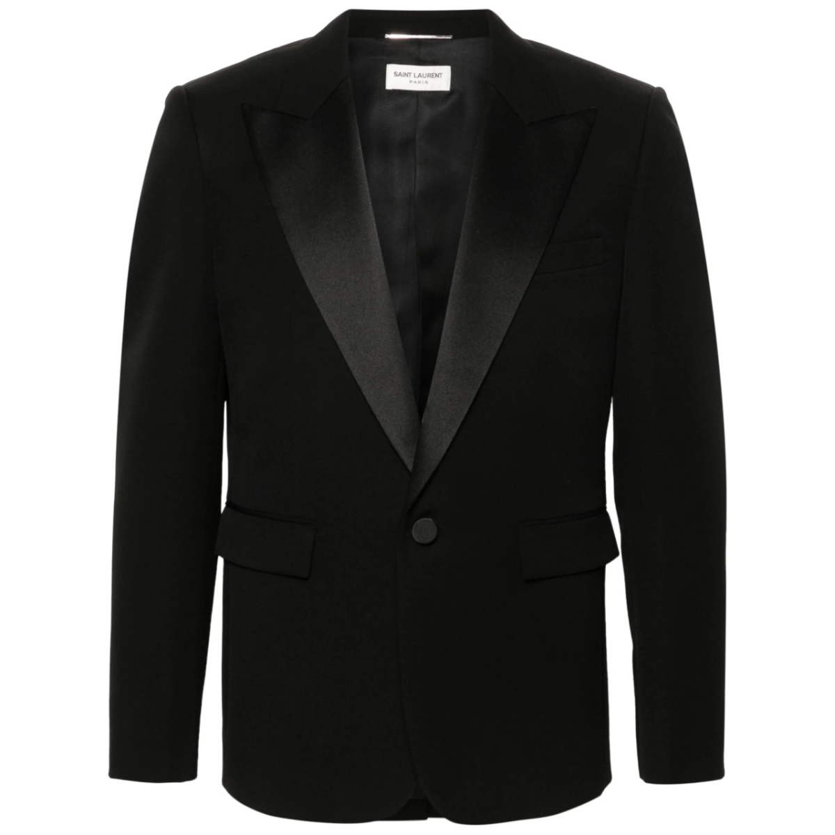single-breasted wool blazer