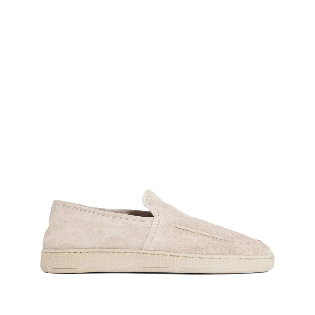 slip-on suede loafers