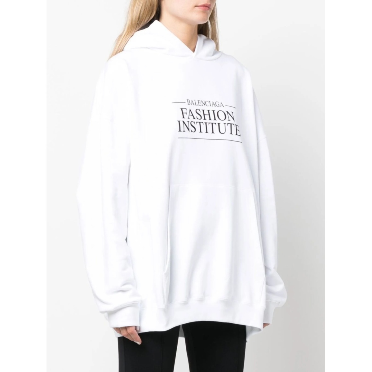 slogan-print hoodie - Img 3