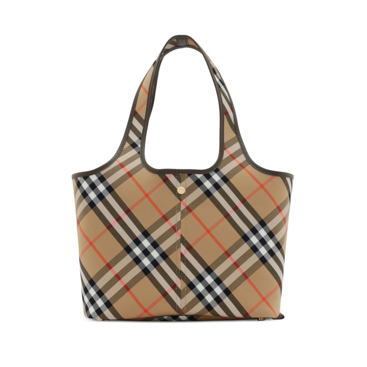 small check tote bag