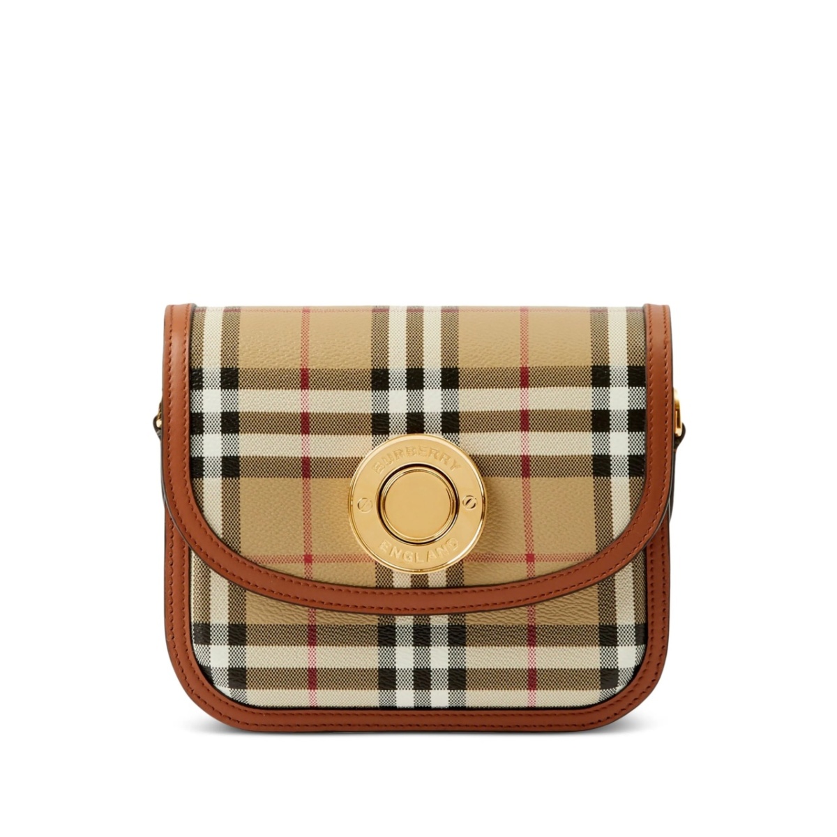 small Elizabeth check-pattern crossbody bag