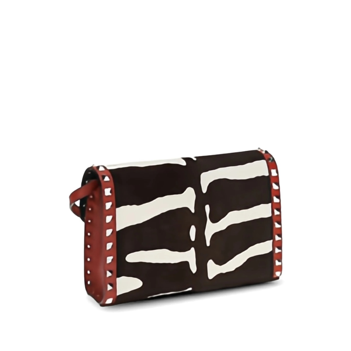 small Rockstud zebra-print shoulder bag - Img 4