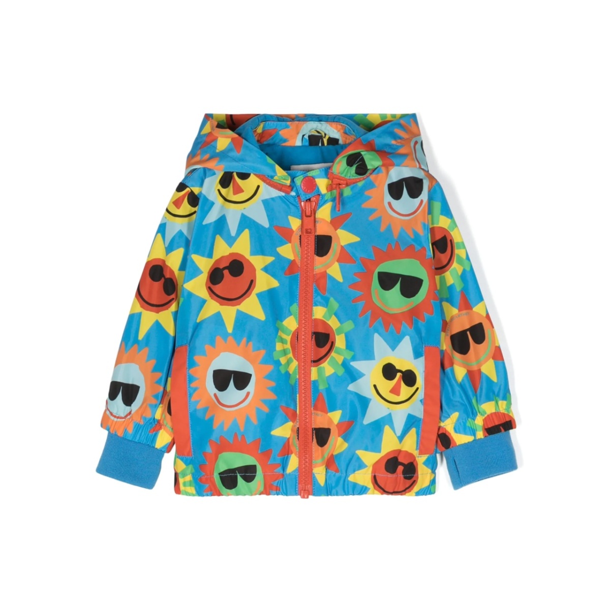 smiley-suns zipped jacket