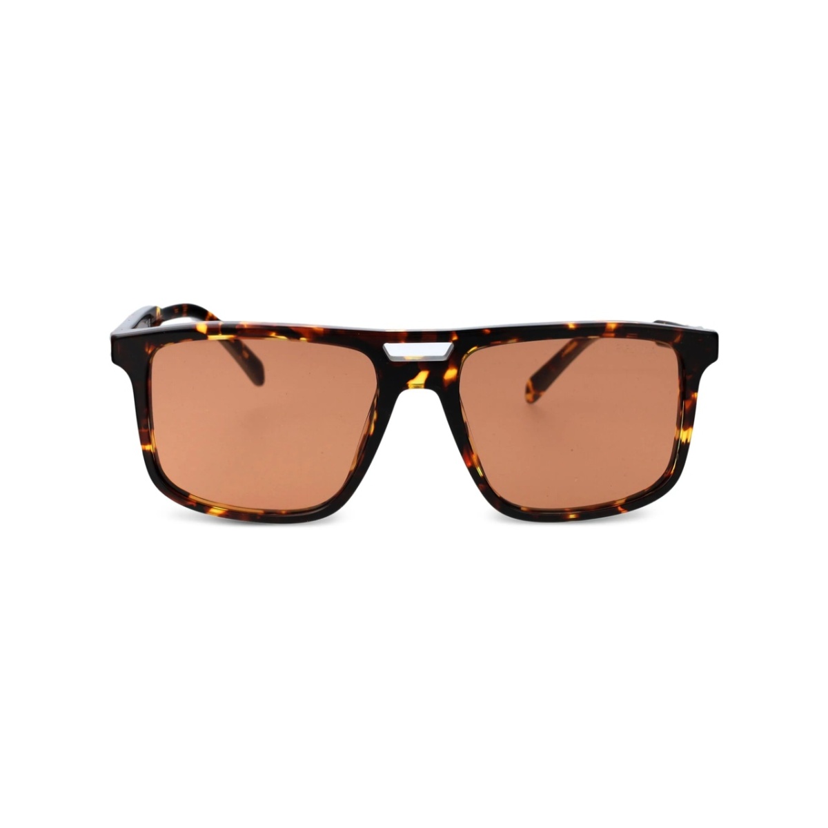 square-frame tortoiseshell sunglasses