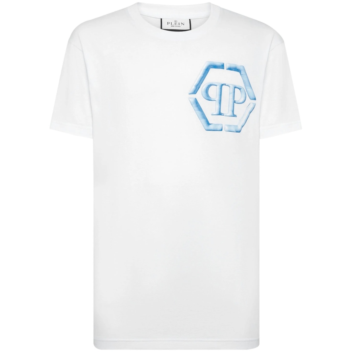 SS Hexagon-print cotton T-shirt