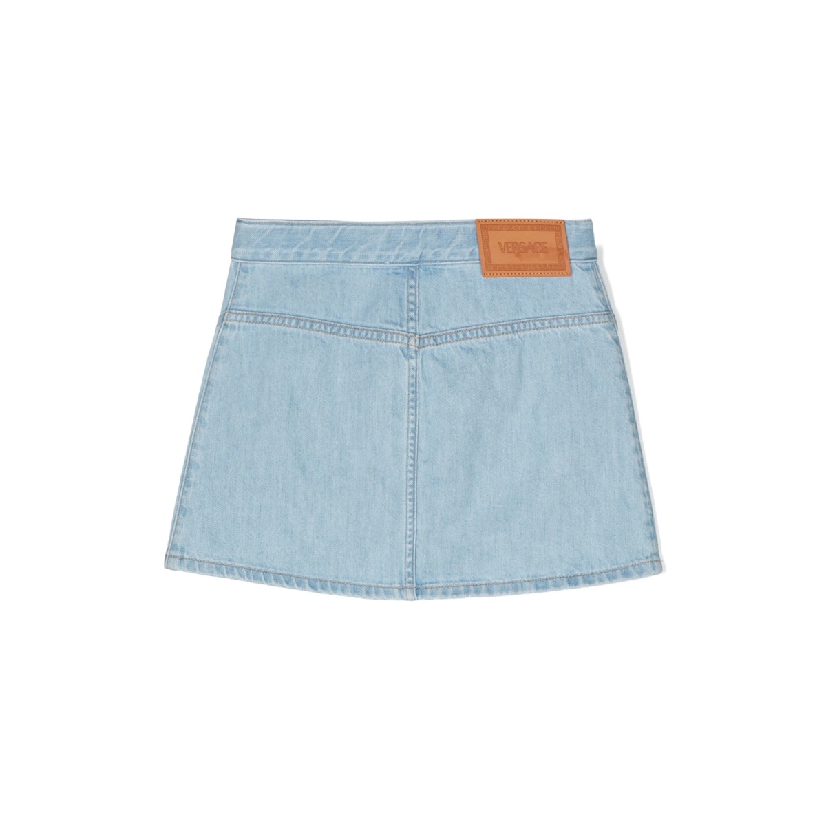 star-embroidery cotton mini skirt - Img 2