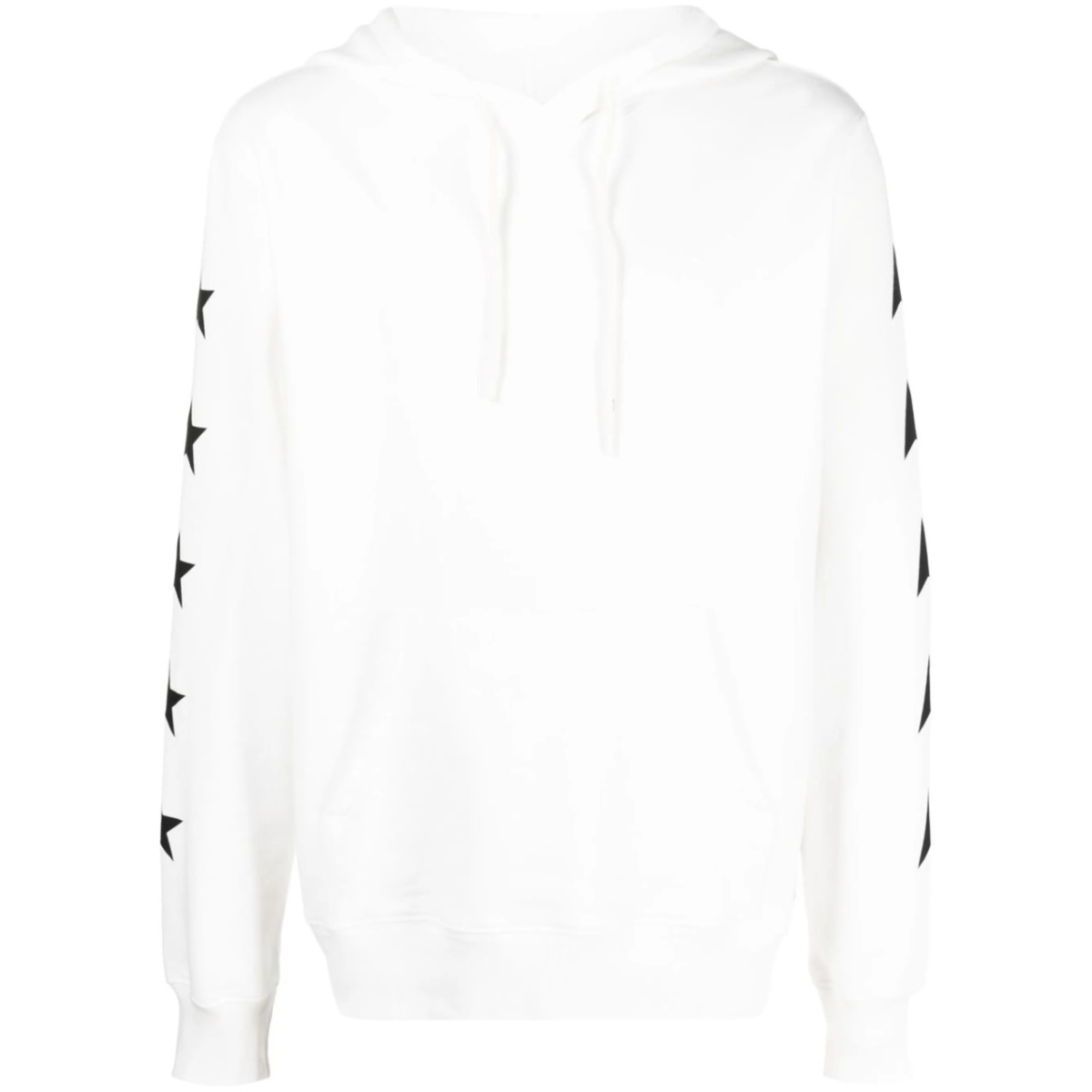star-print pullover hoodie