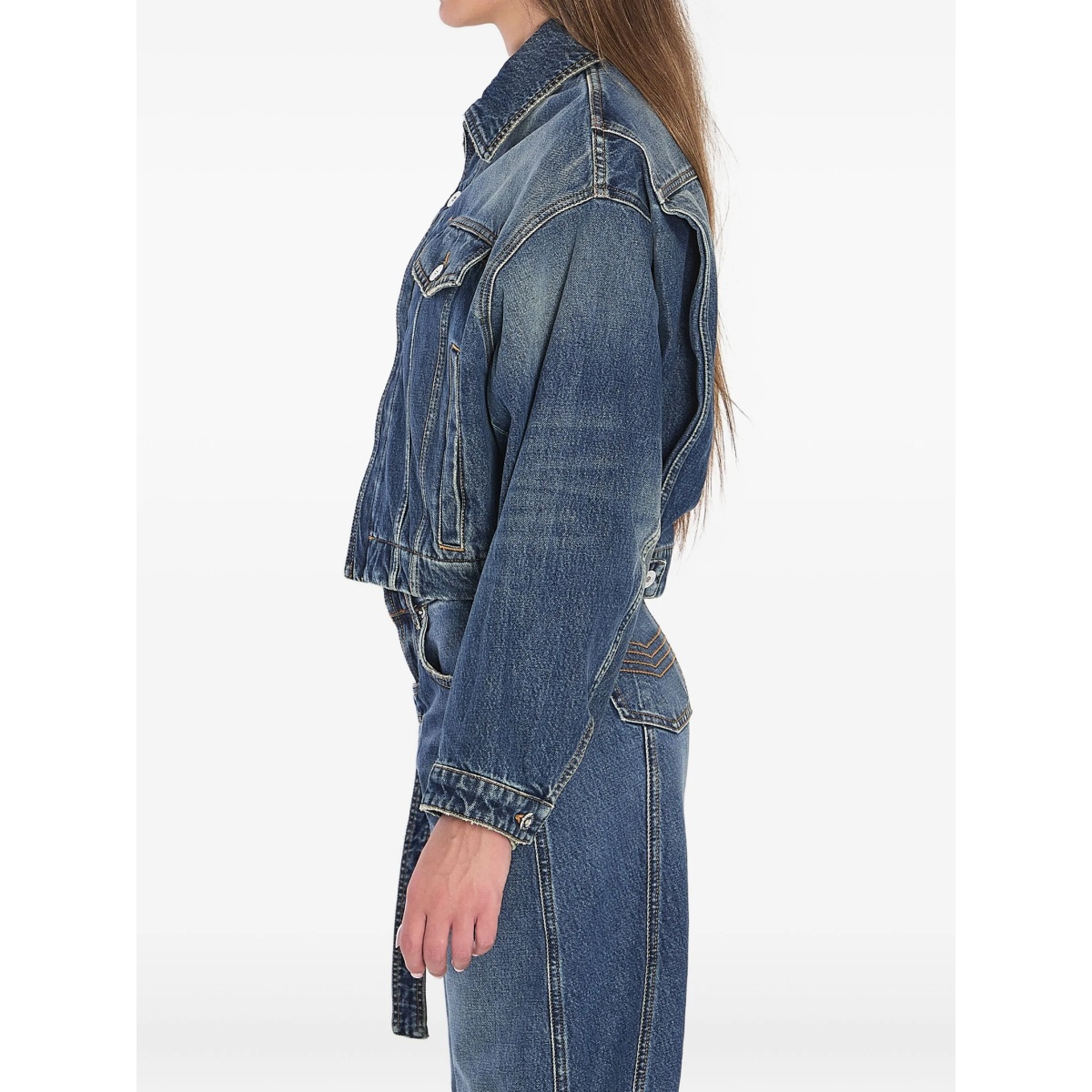 Strap denim jacket - Img 4