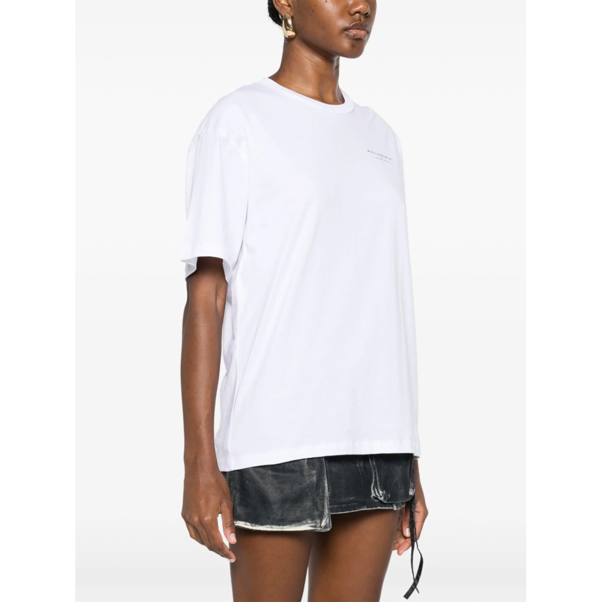 strawberry-print cotton T-shirt - Img 3
