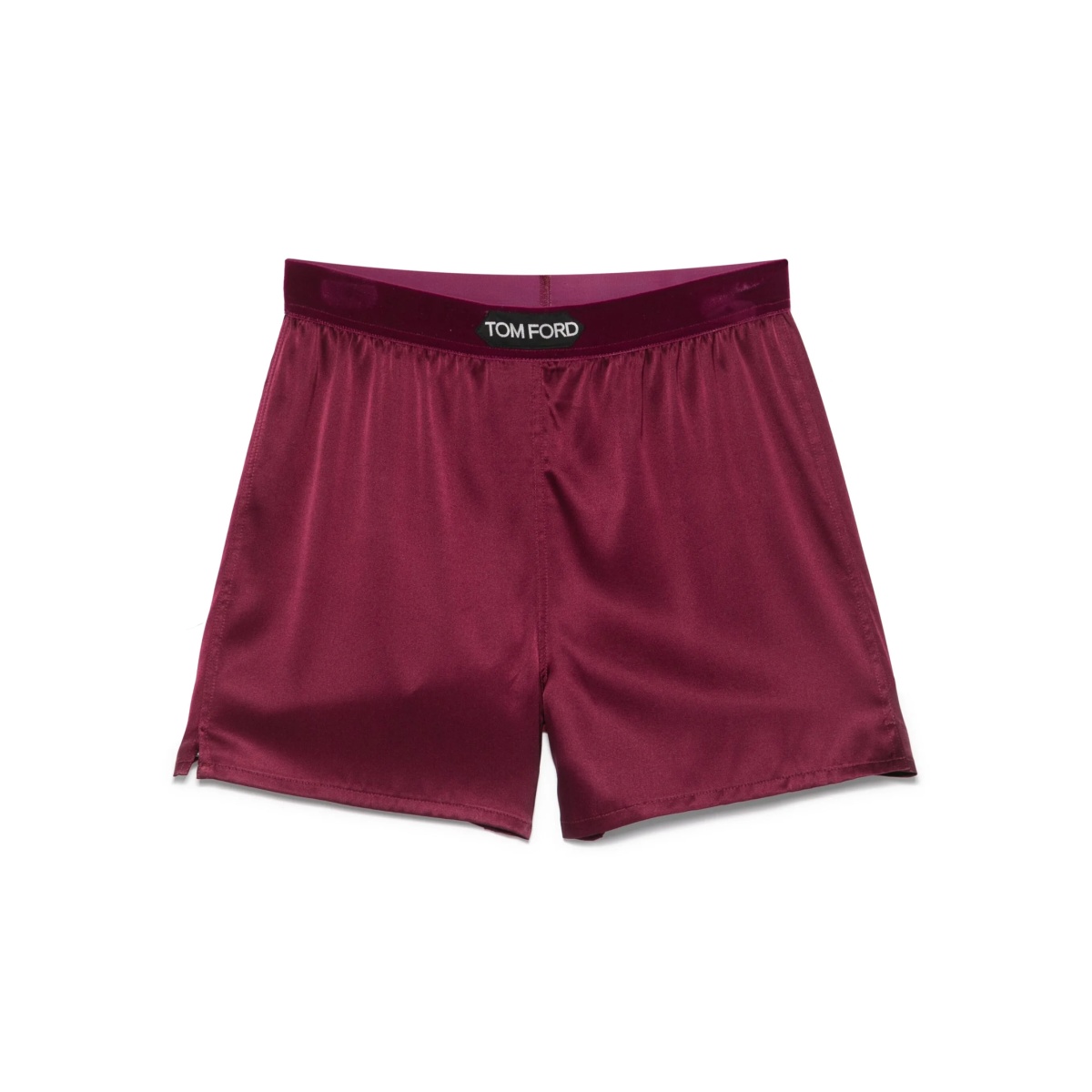 stretch-silk shorts