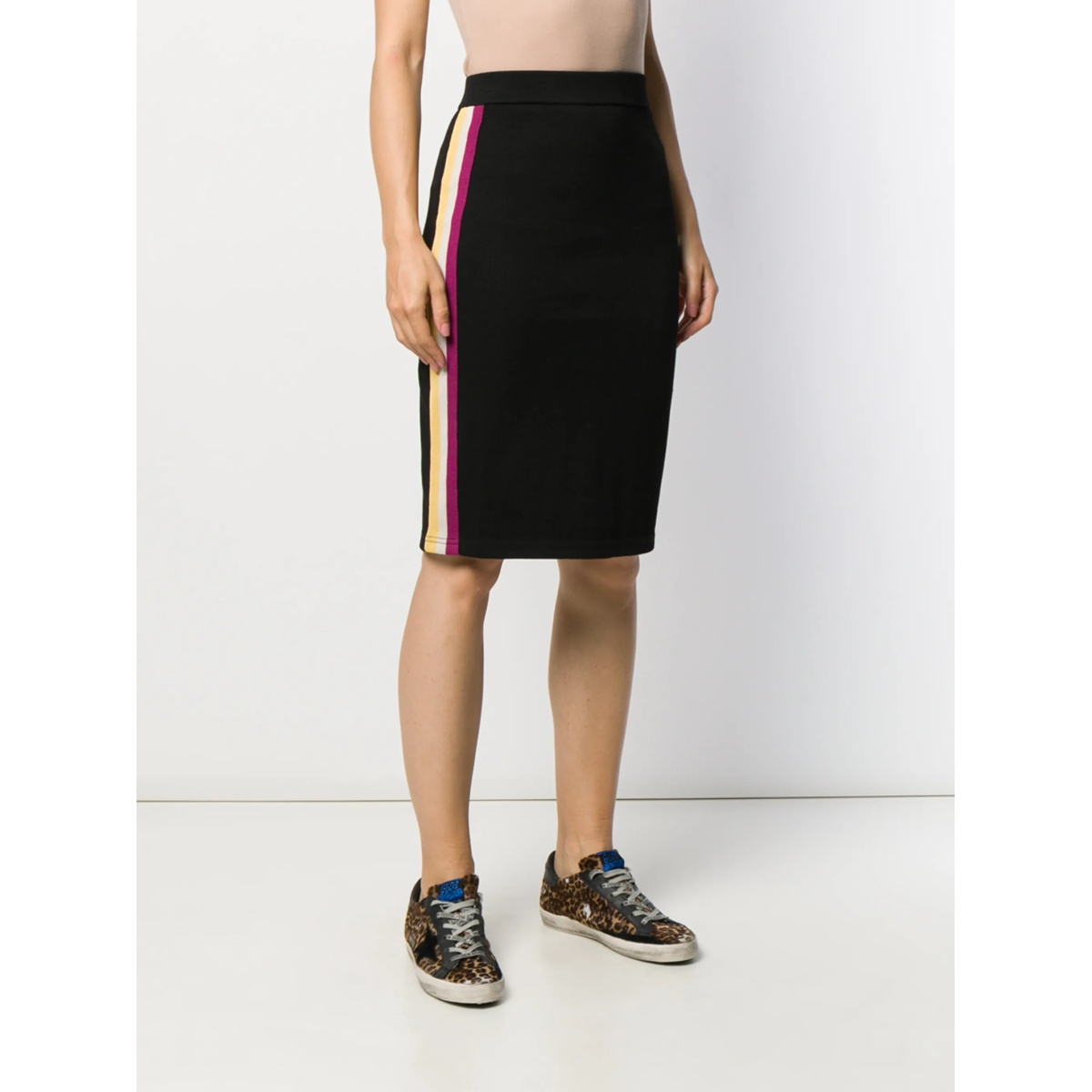 stripe panel pencil skirt - Img 3