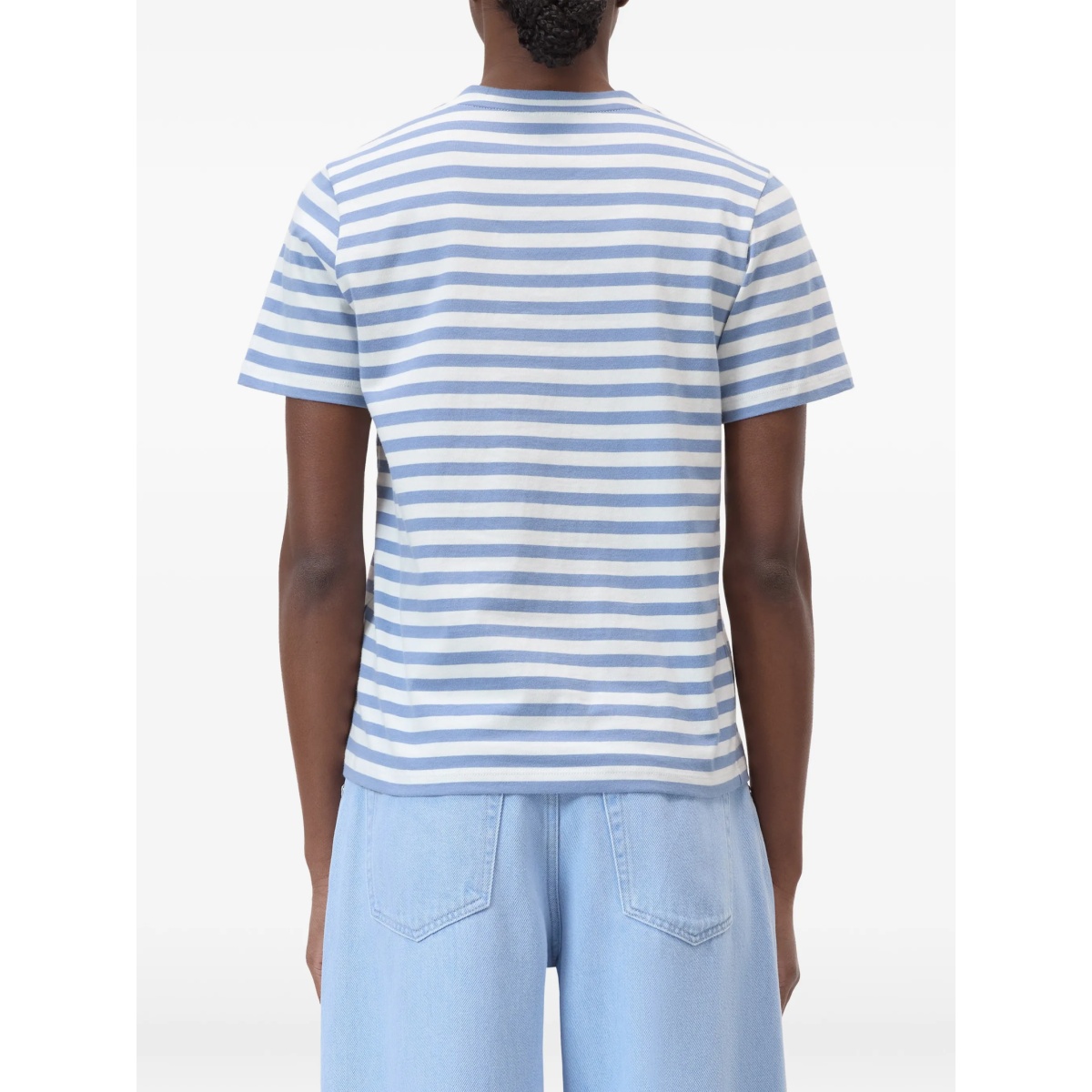 striped basic T-shirt - Img 4