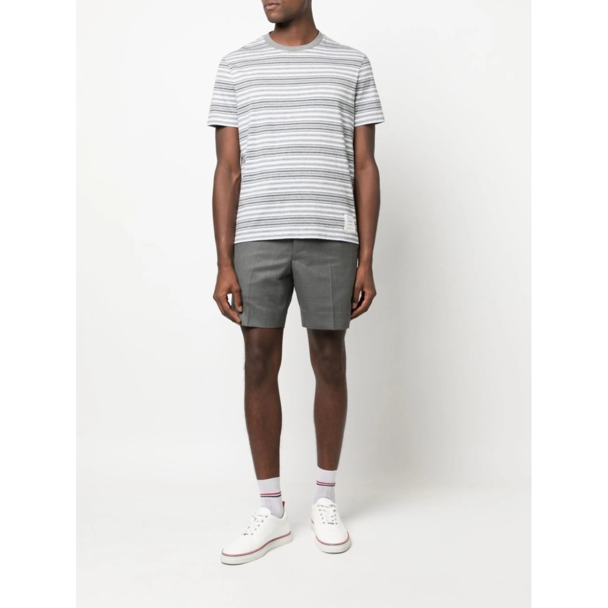 striped cotton T-shirt - Img 2