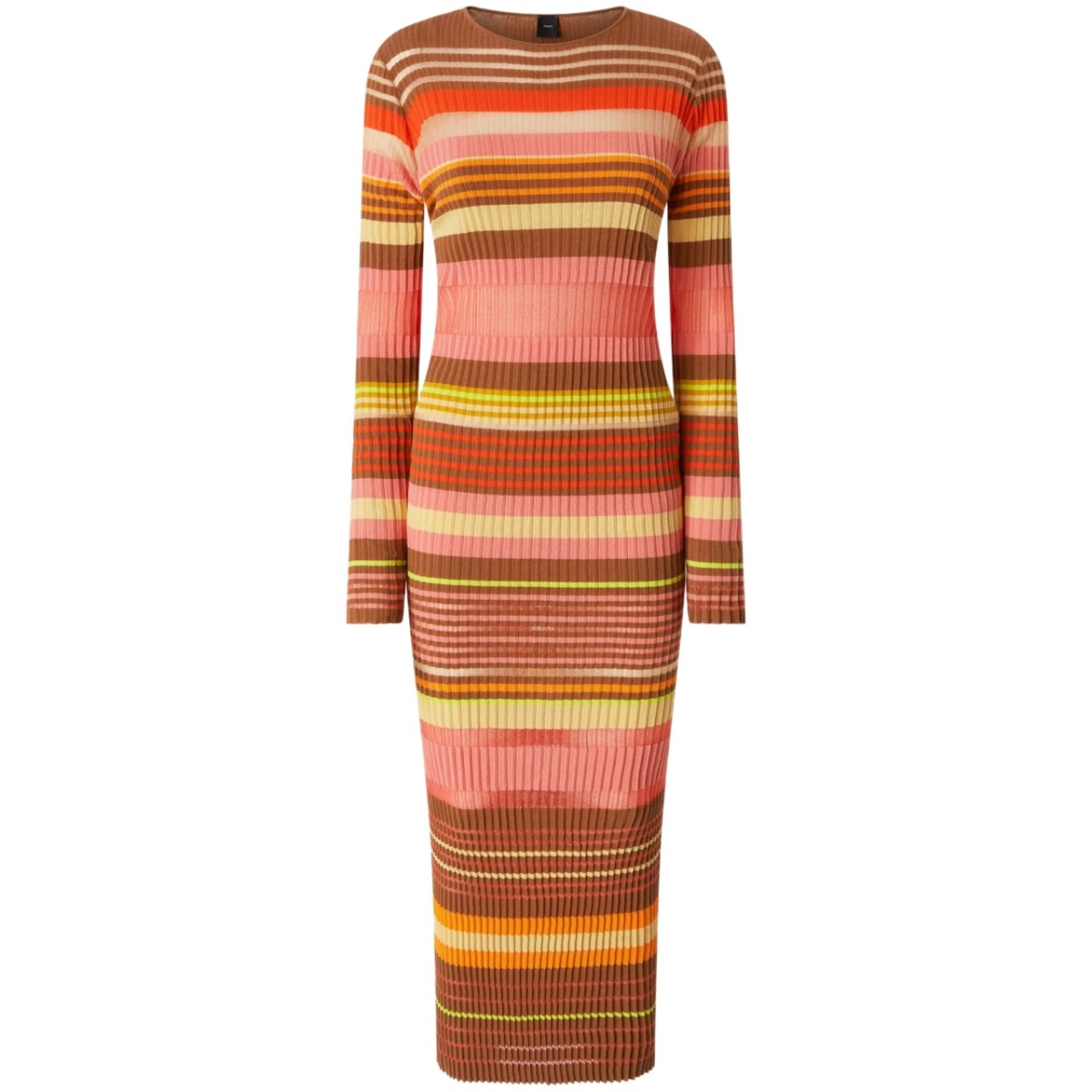 striped midi dress