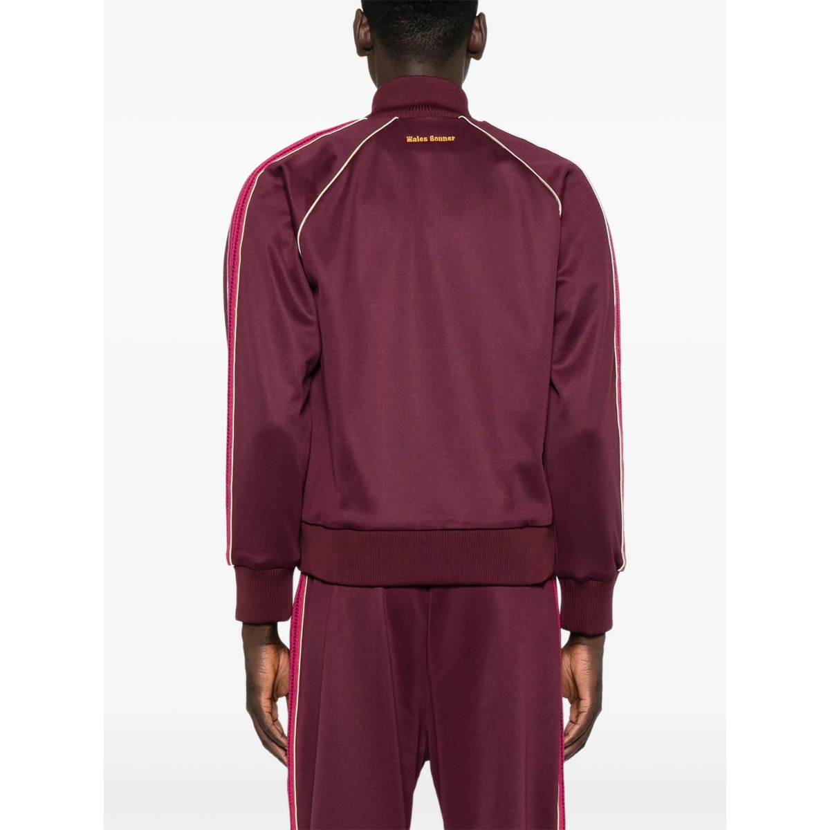 striped-panel zip-up track top - Img 4