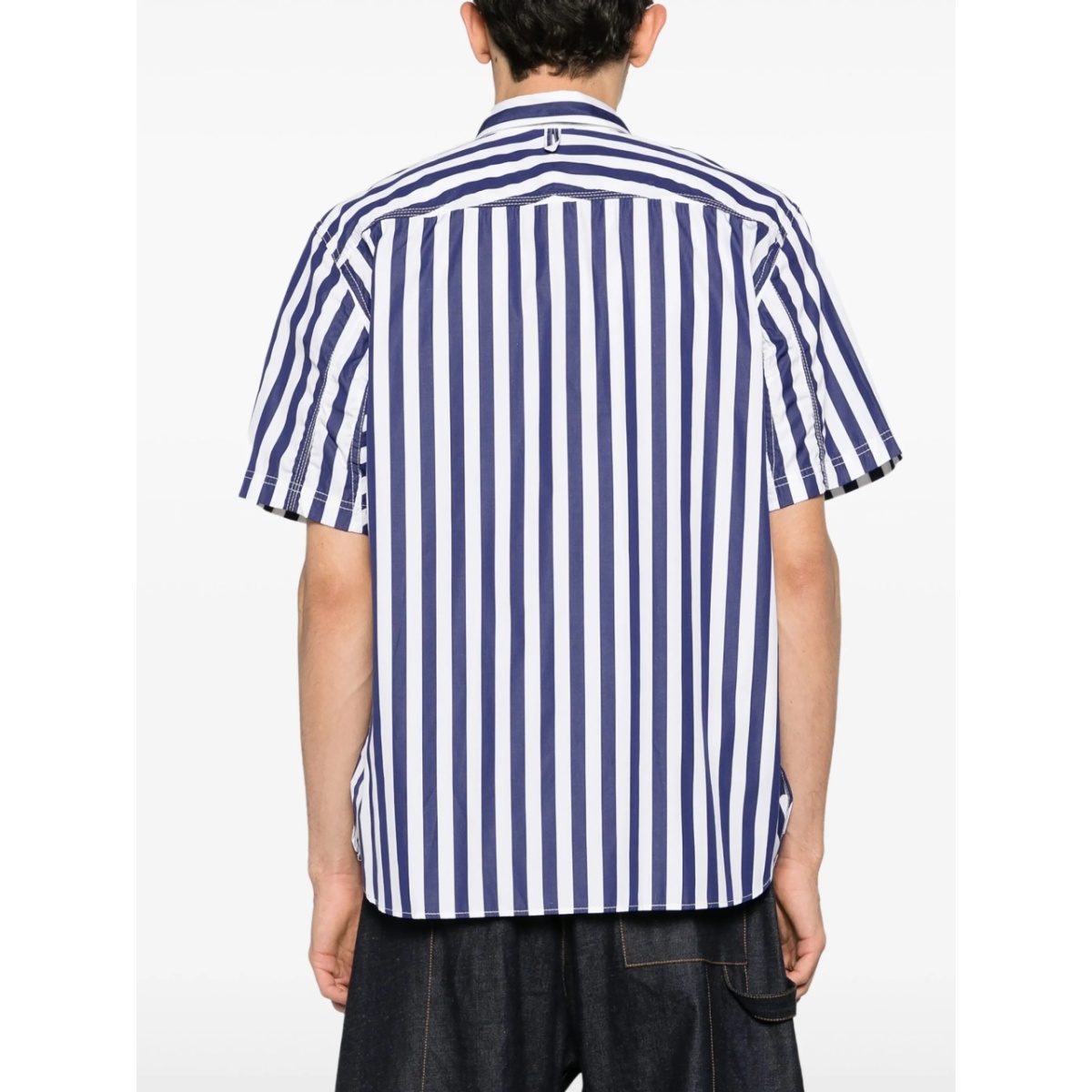 striped poplin shirt - Img 4