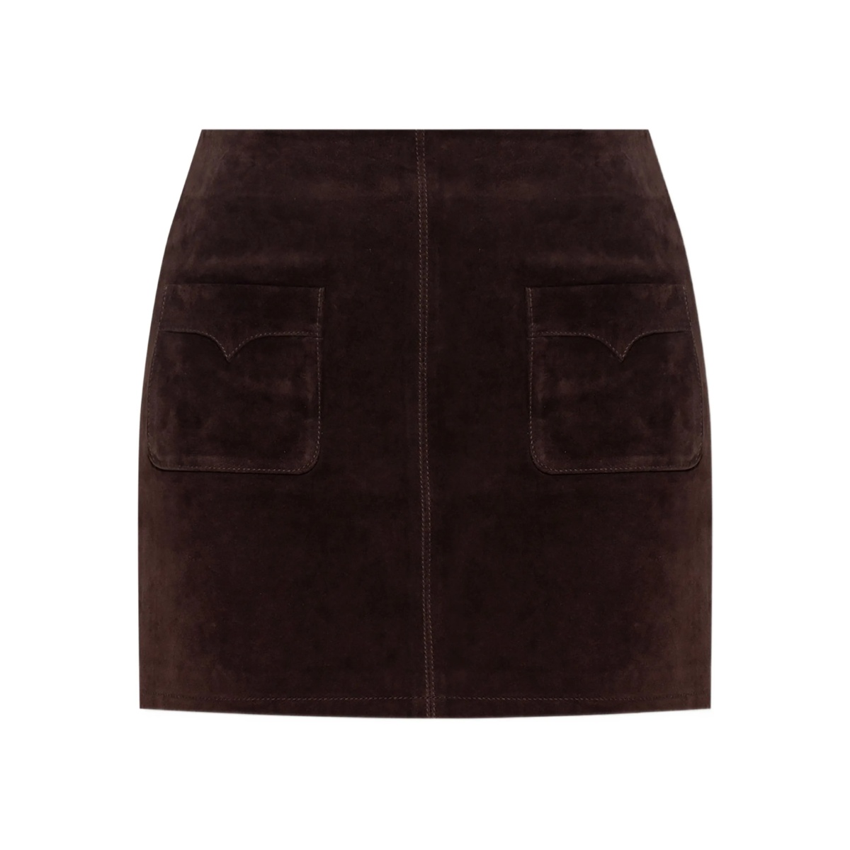 suede mini skirt