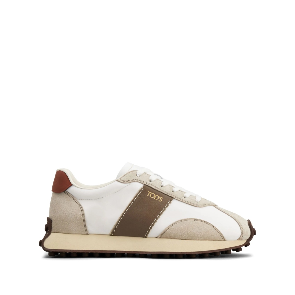 suede-trimmed sneakers