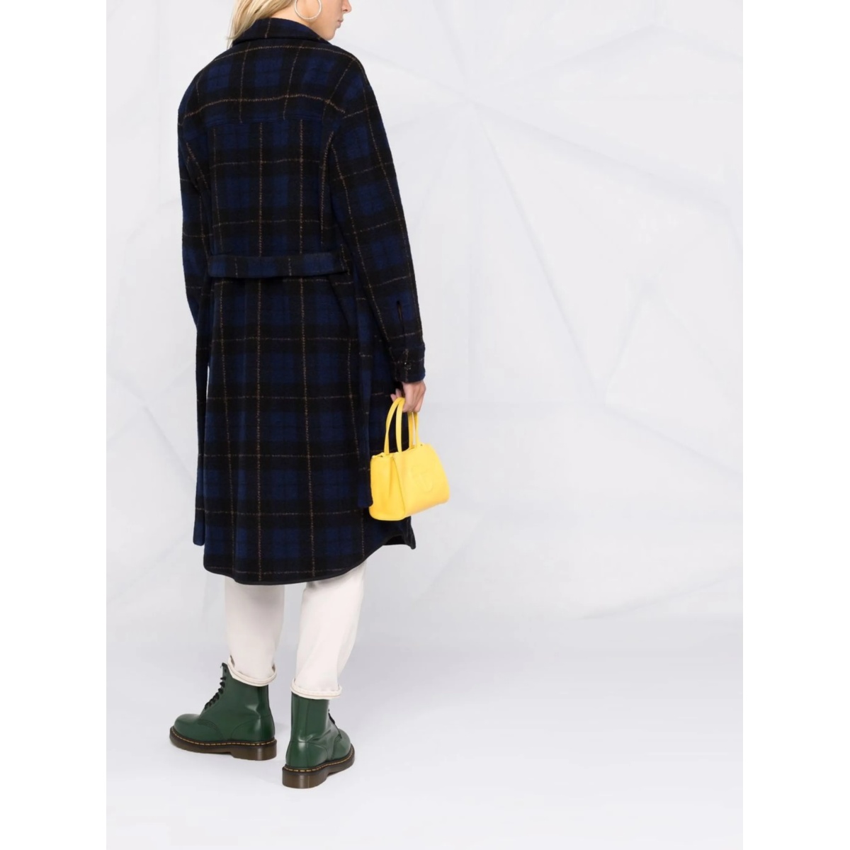 tartan-check coat - Img 4