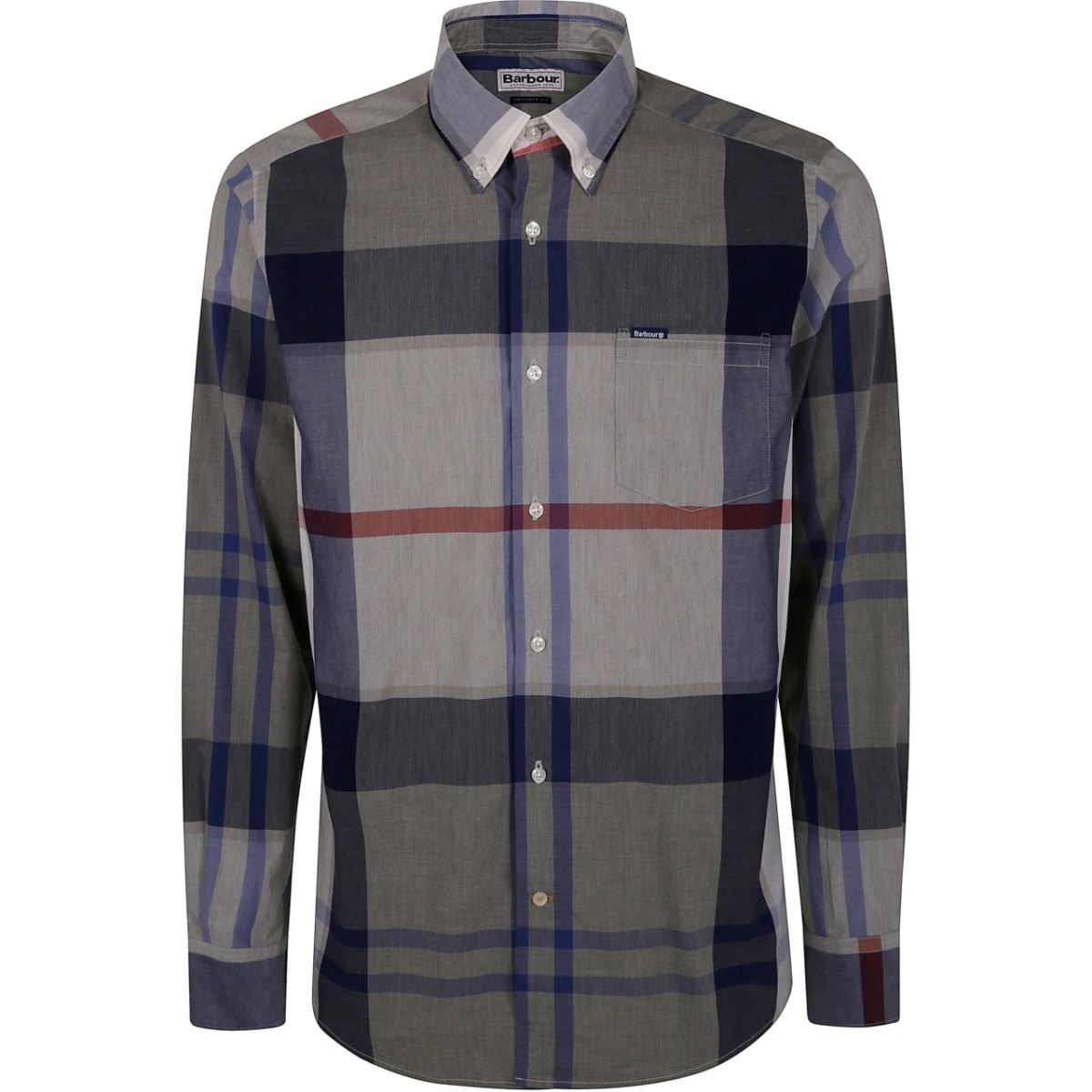 tartan-check shirt
