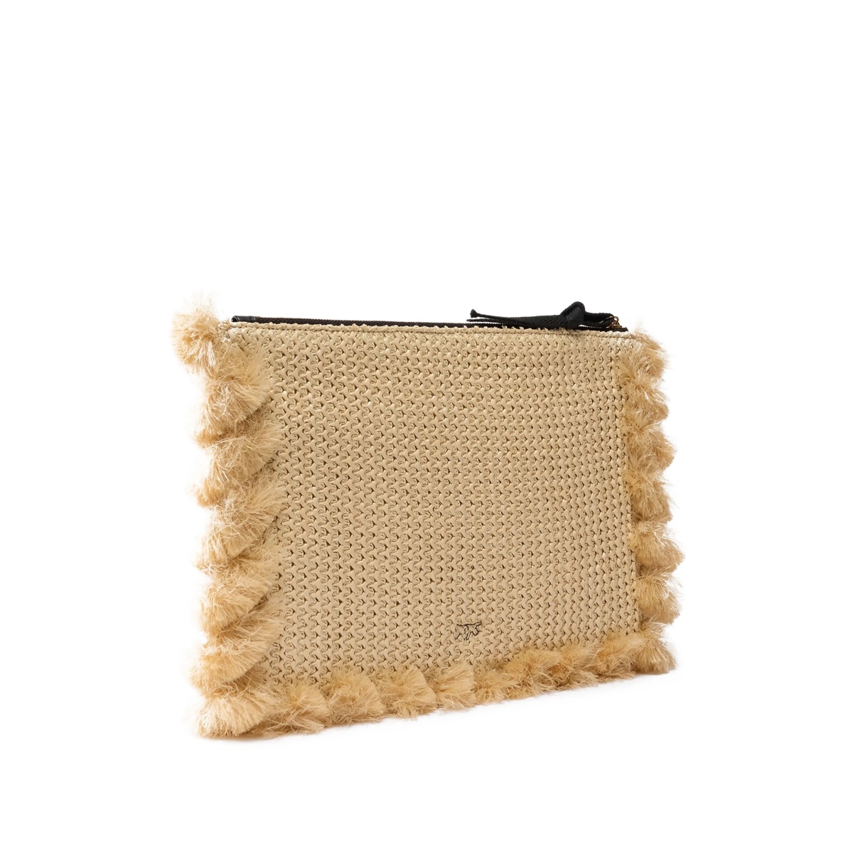 tassel top-zip clutch bag - Img 2