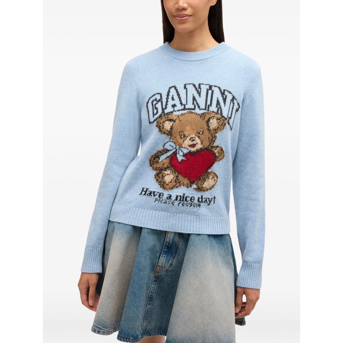 teddy graphic sweater - Img 3