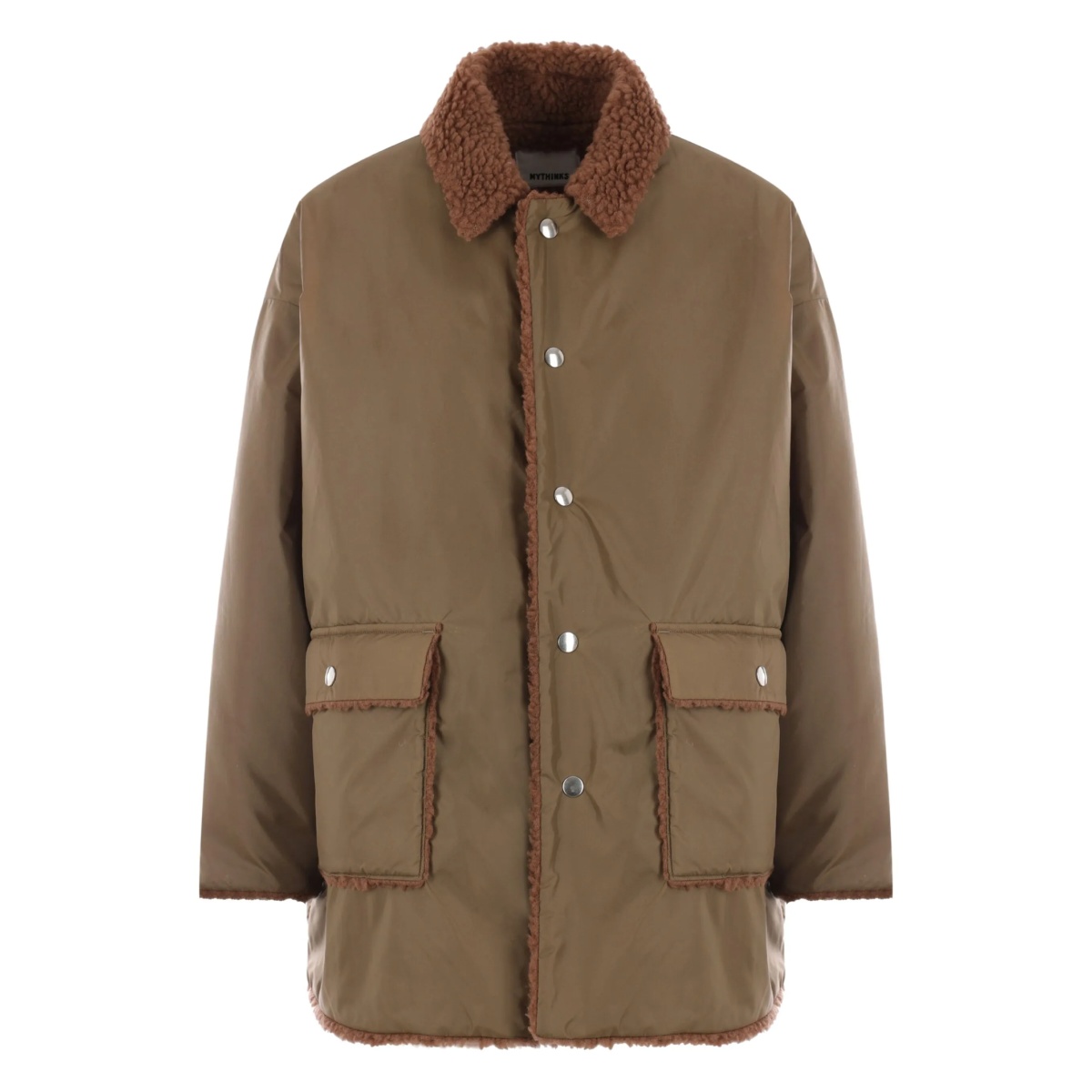teddy-trimmed jacket