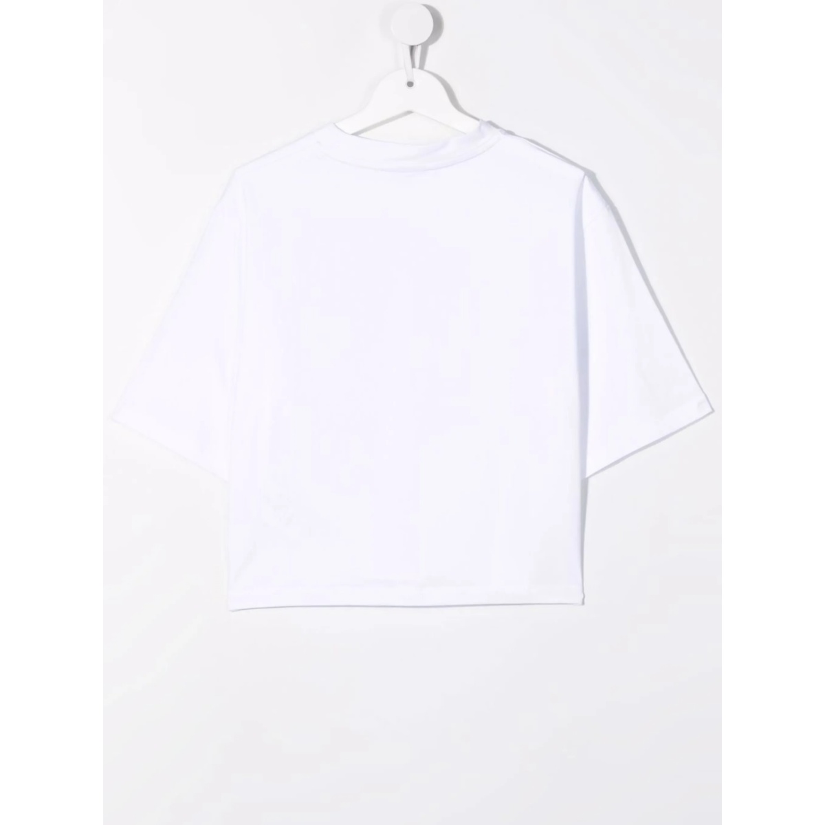 TEEN cherry-embroidered cropped T-shirt - Img 2