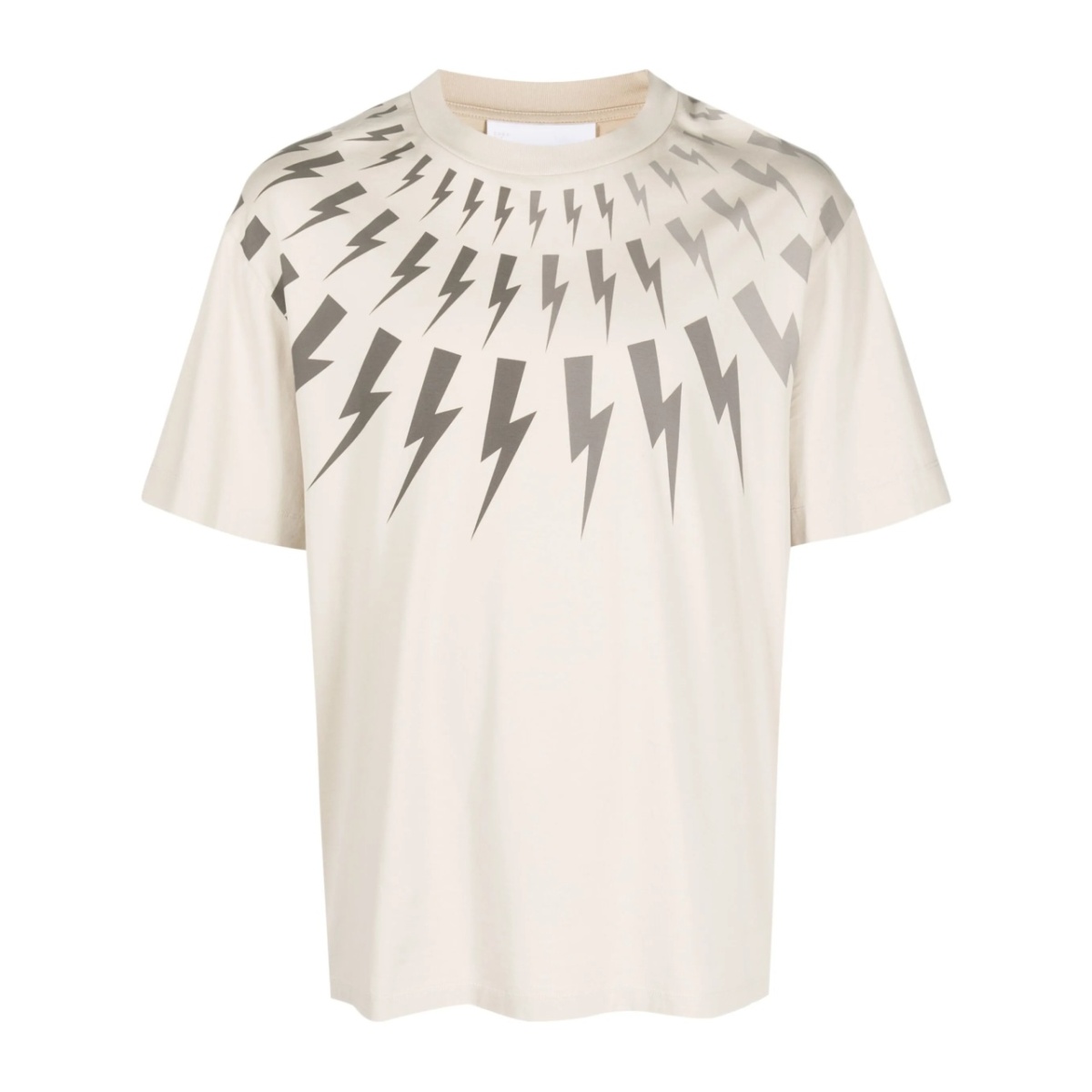 Thunderbolt-print cotton T-shirt