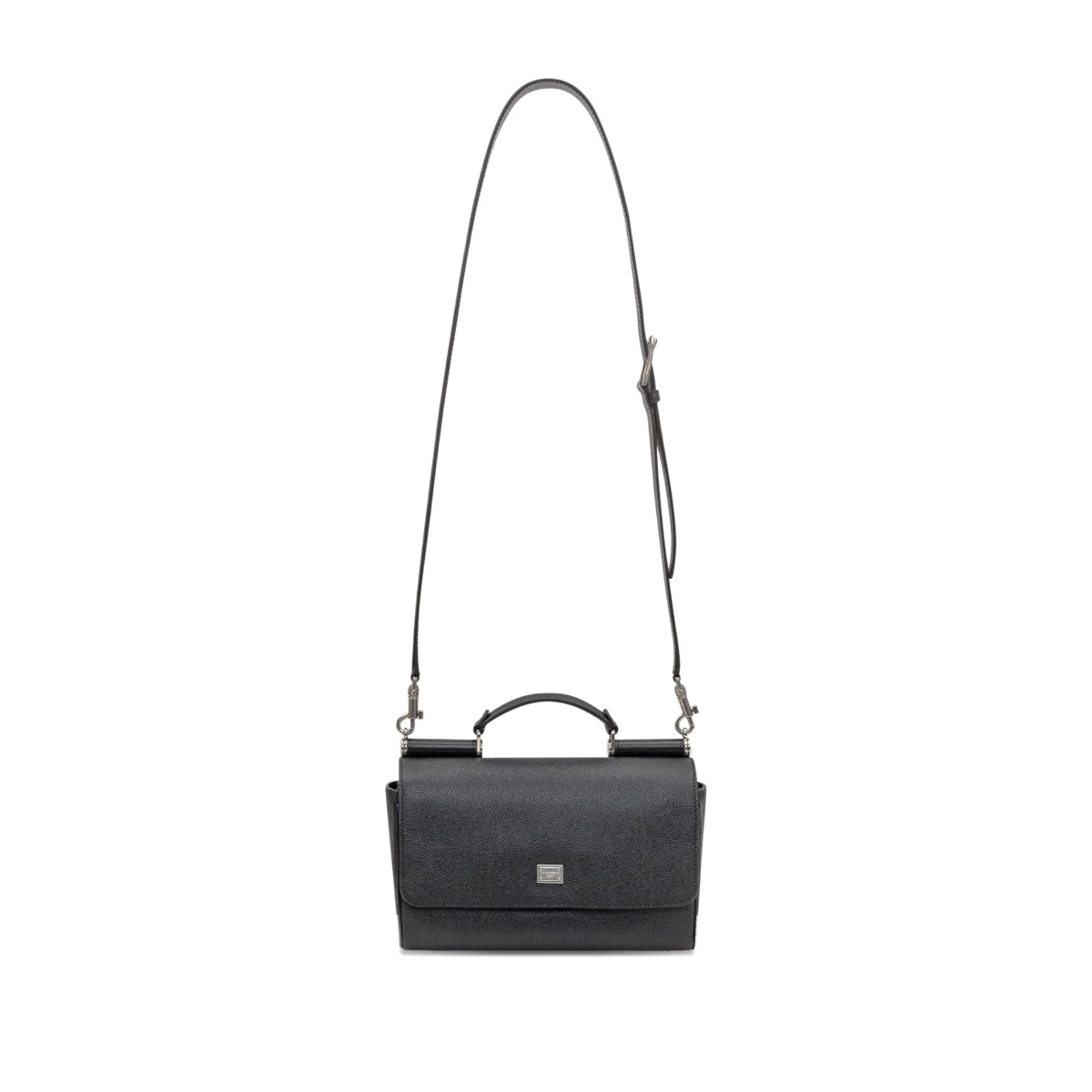 top-handle leather tote bag - Img 4