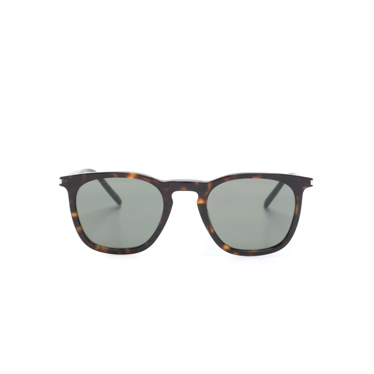tortoiseshell-effect square-frame sunglasses