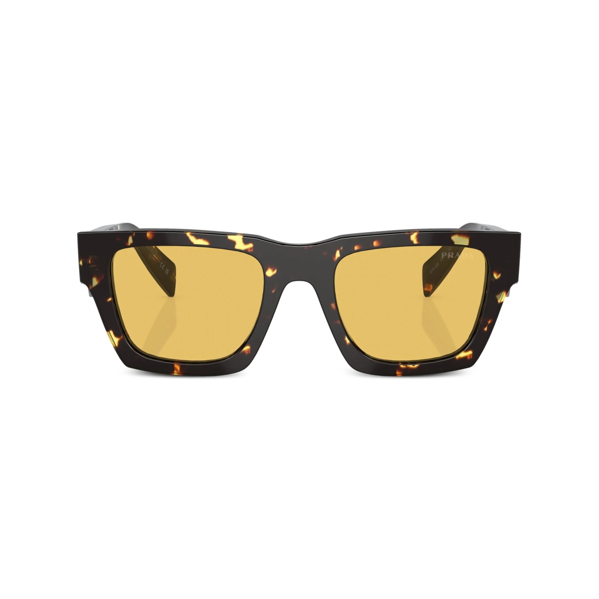 tortoiseshell-effect square sunglasses