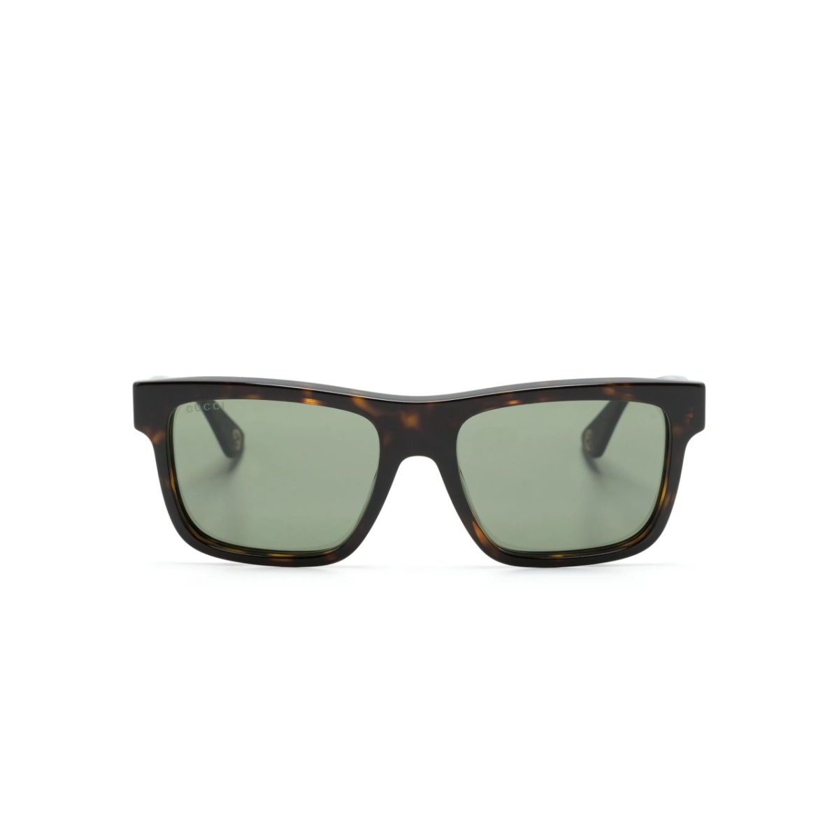 tortoiseshell square-frame sunglasses