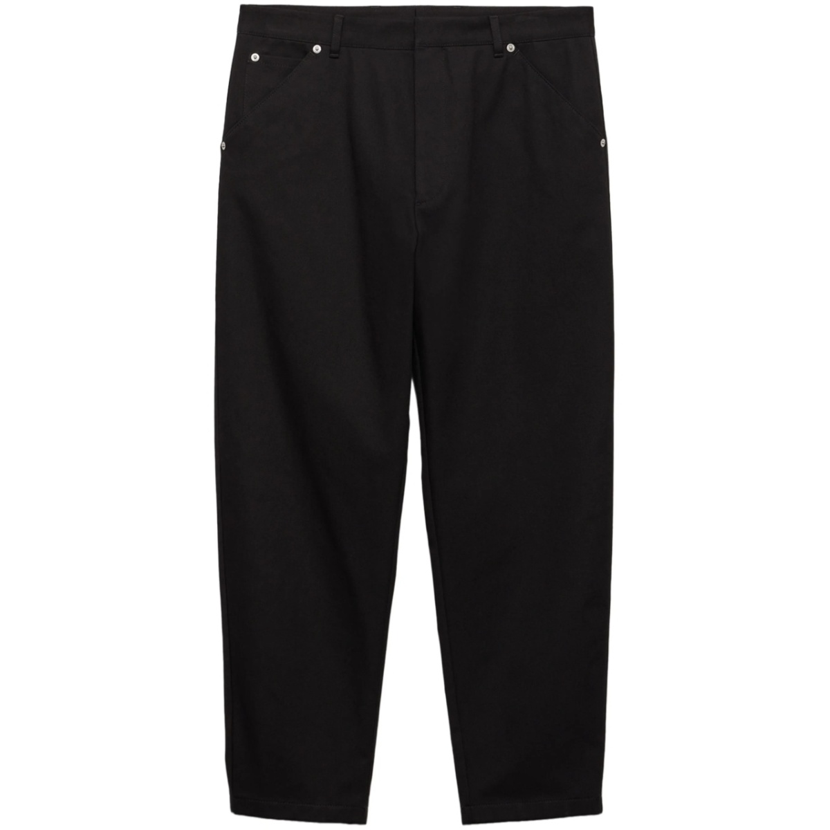 triangle-logo tapered trousers