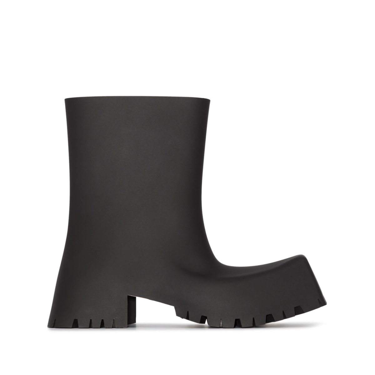 Trooper block-heel rubber boots