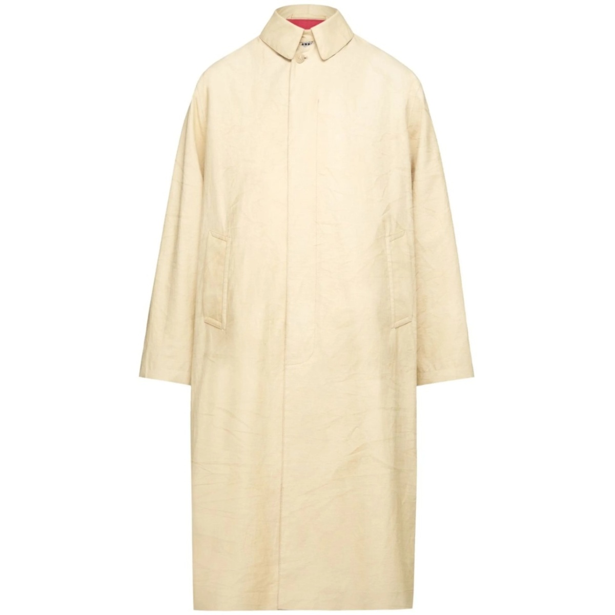 Utility cotton trench coat