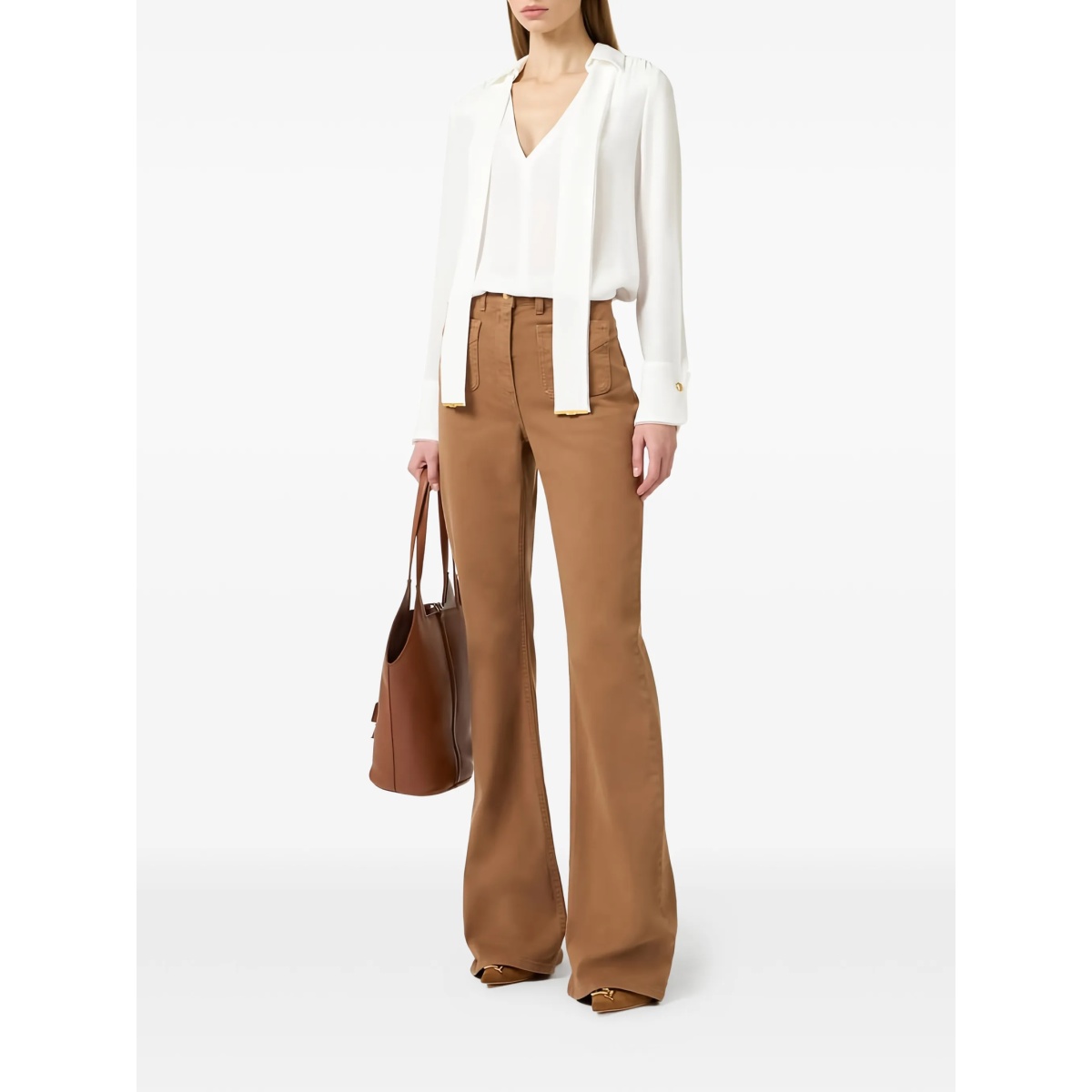 V-neck blouse - Img 2