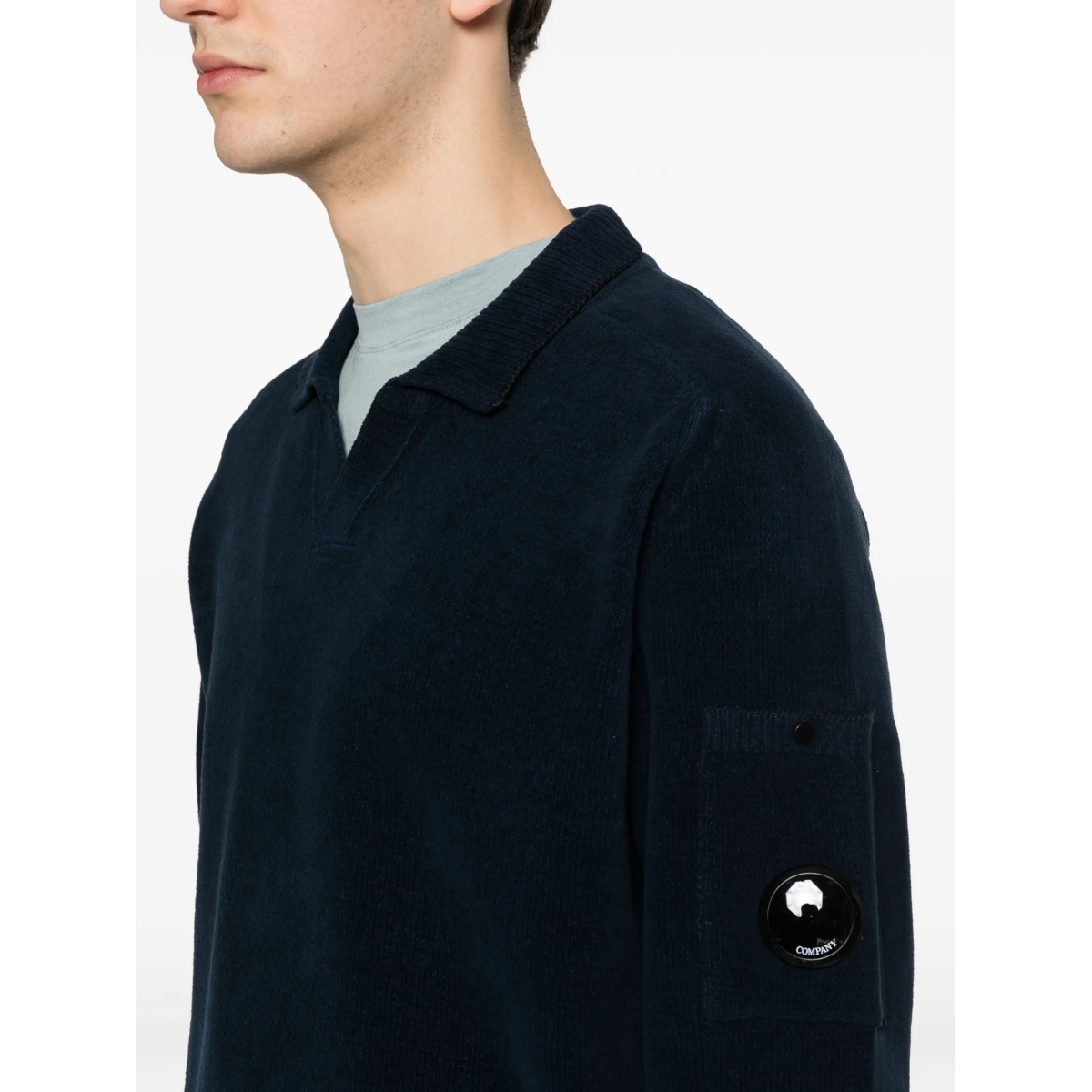 V-neck pocket-sleeve sweater - Img 5