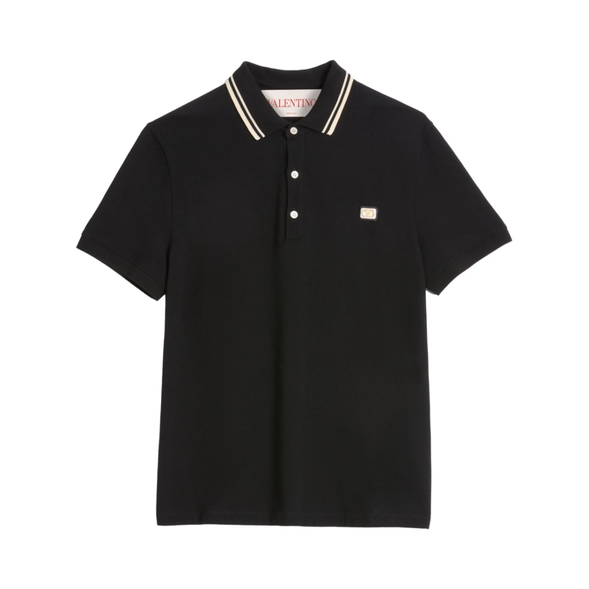 VLogo-patch polo shirt