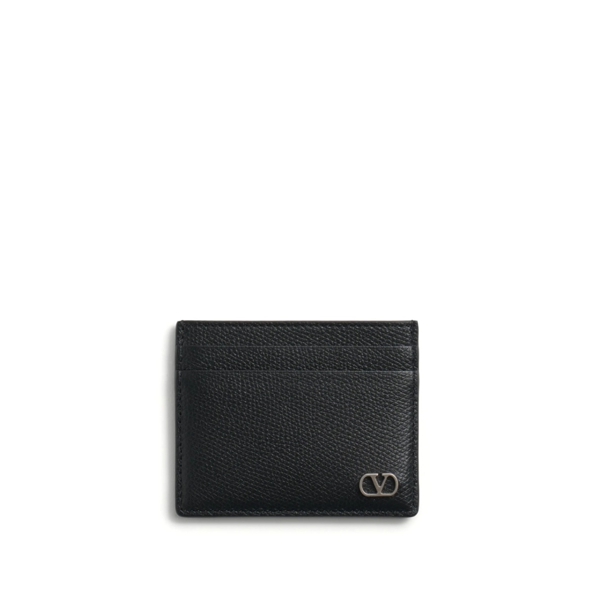 VLogo Signature leather card holder