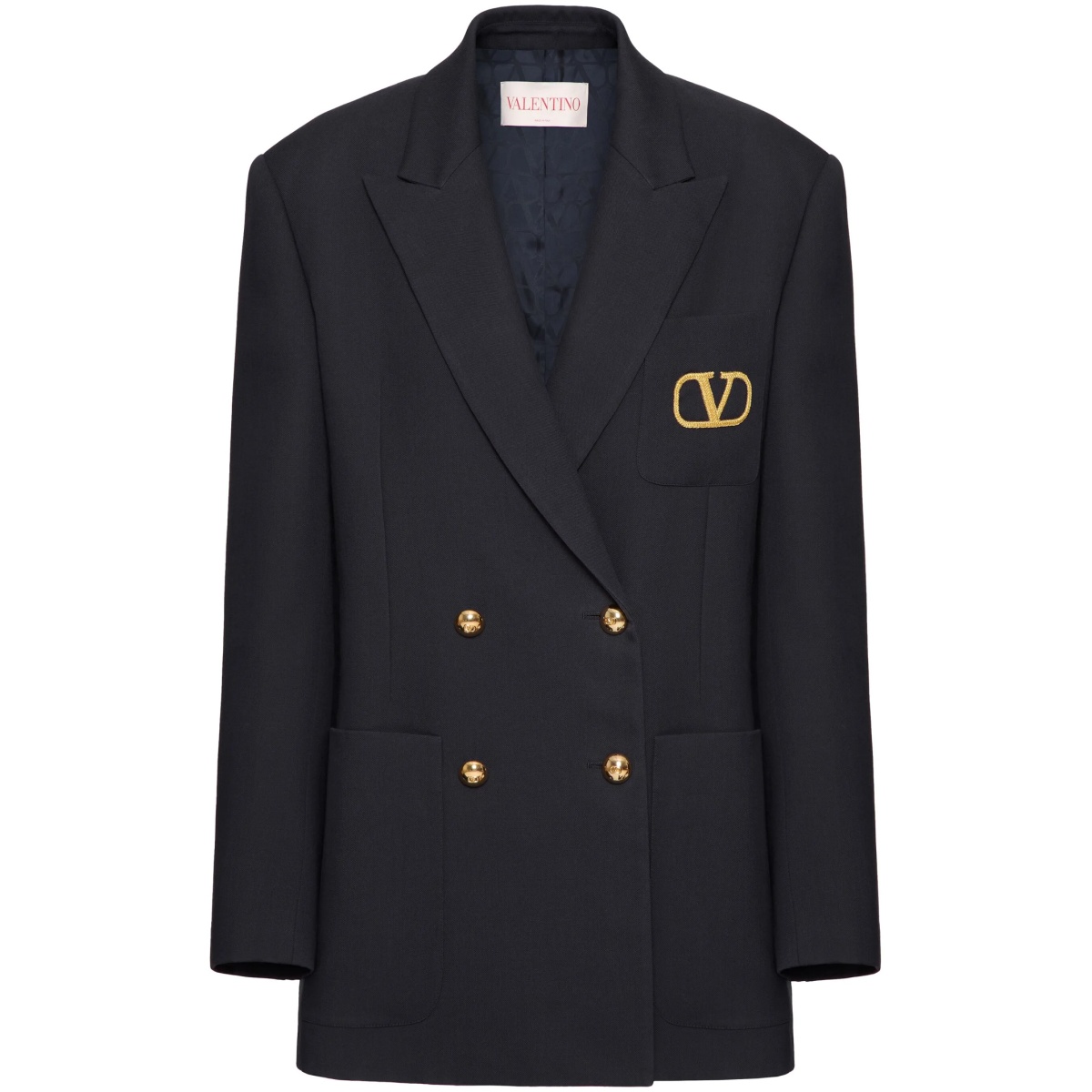 VLogo Signature virgin wool blazer