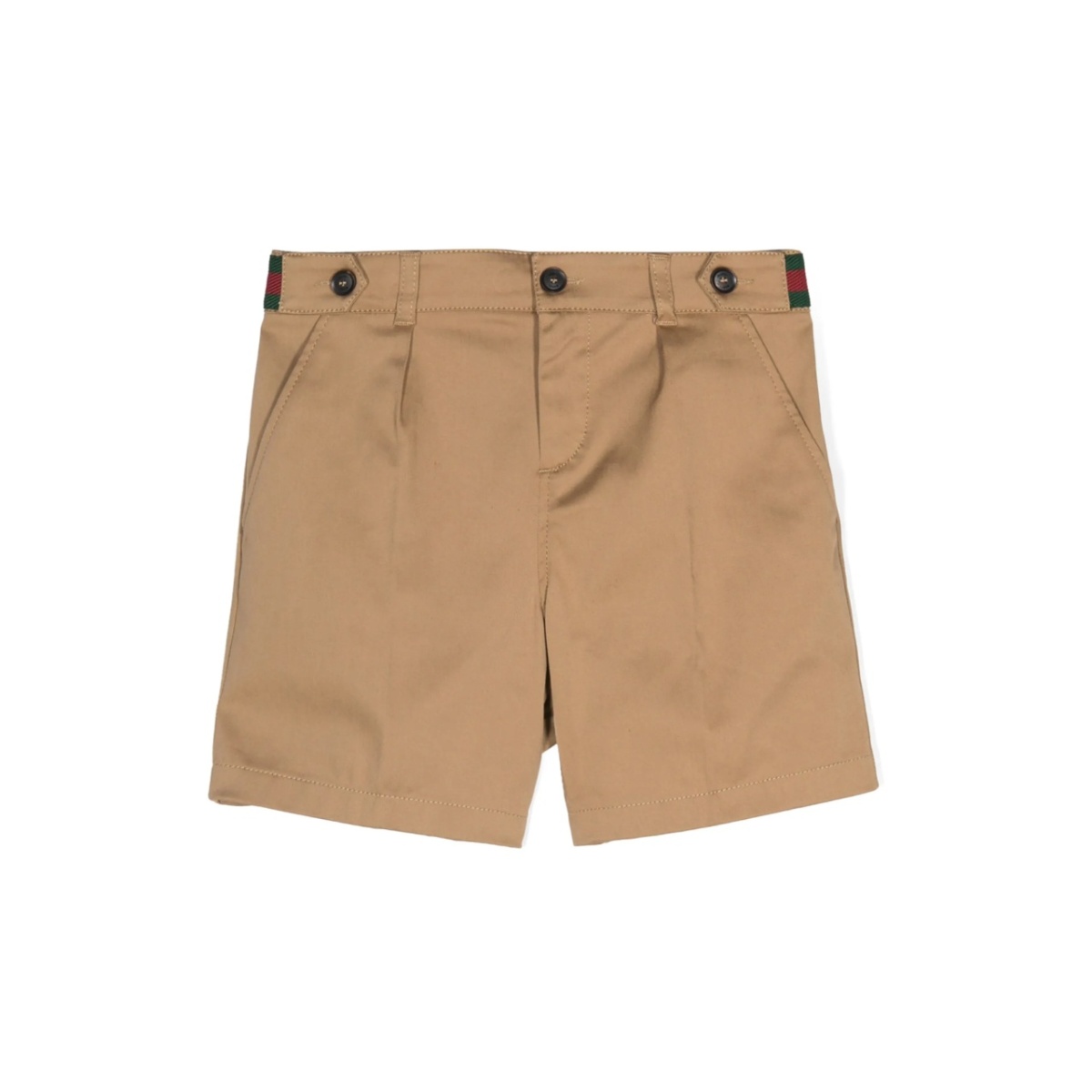 Web-detail twill shorts