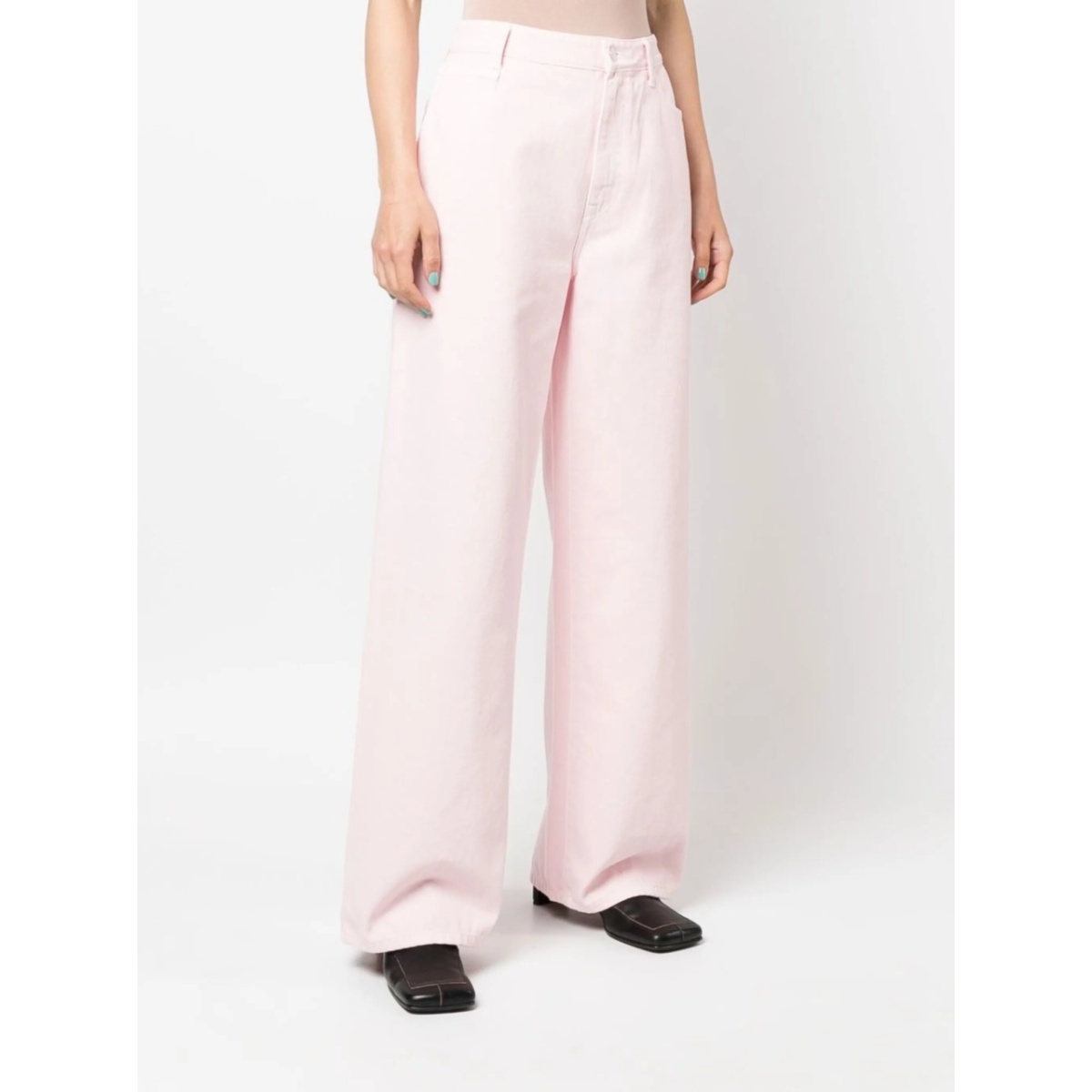 wide-leg denim jeans - Img 3