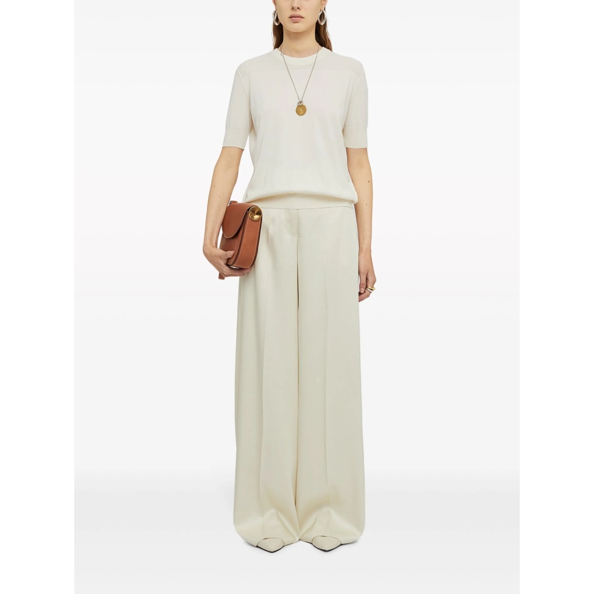 wide-leg tailored trousers - Img 2