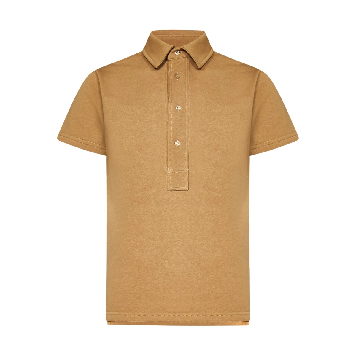 Wimbledon four-button placket polo shirt