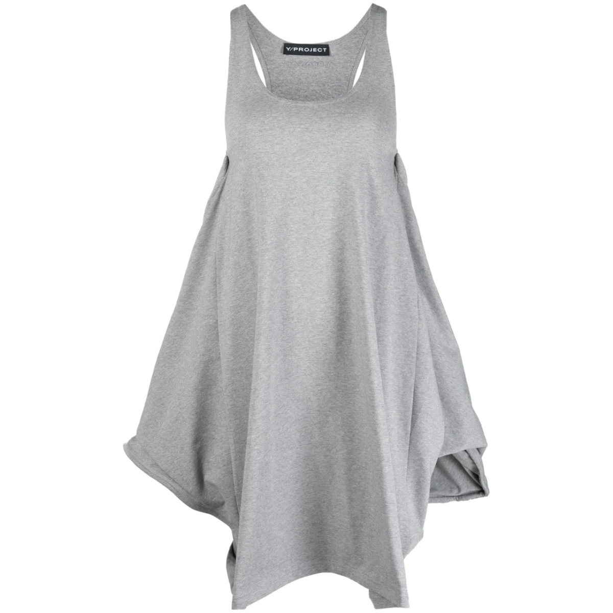 Wire twisted cotton-blend minidress