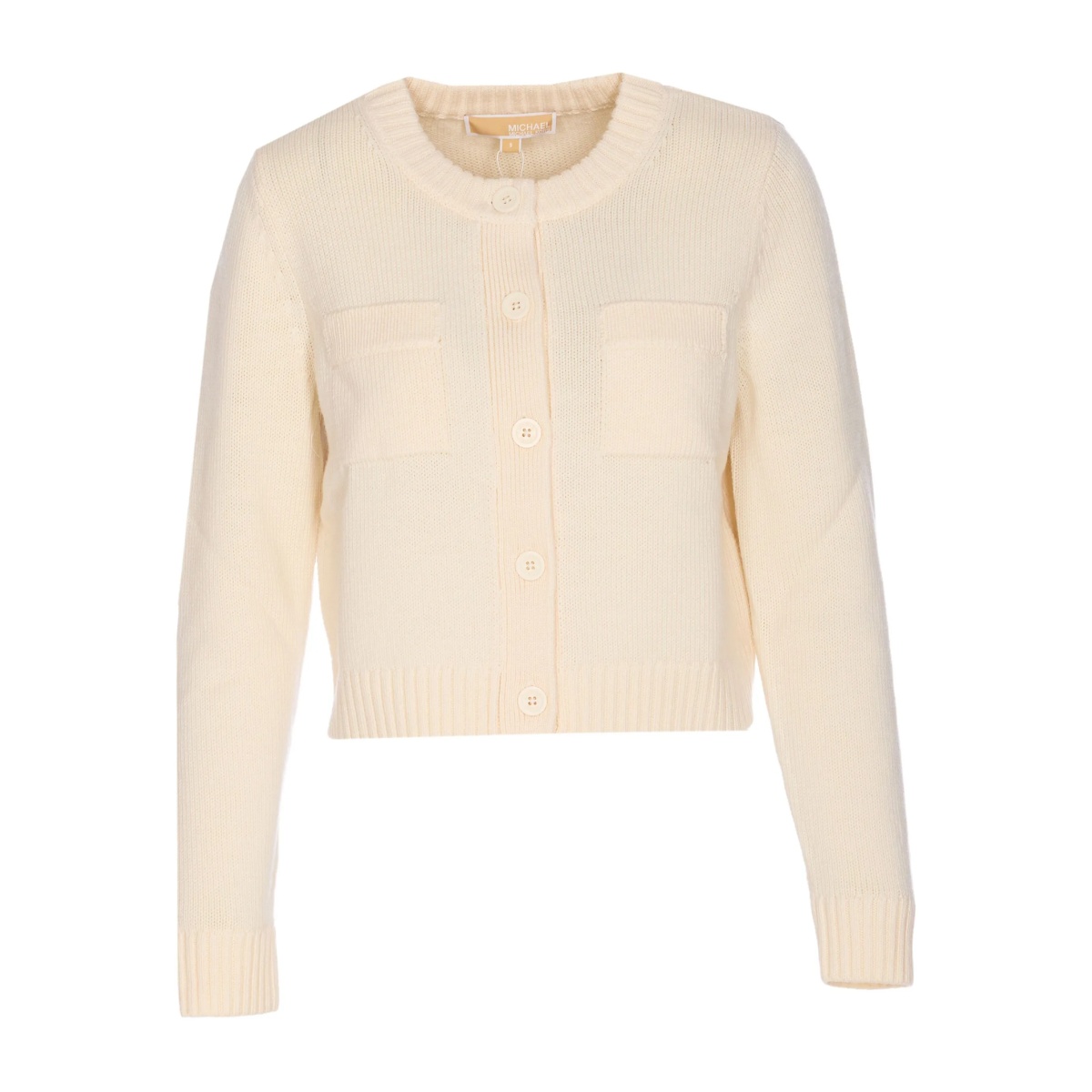 wool pocket cardigan