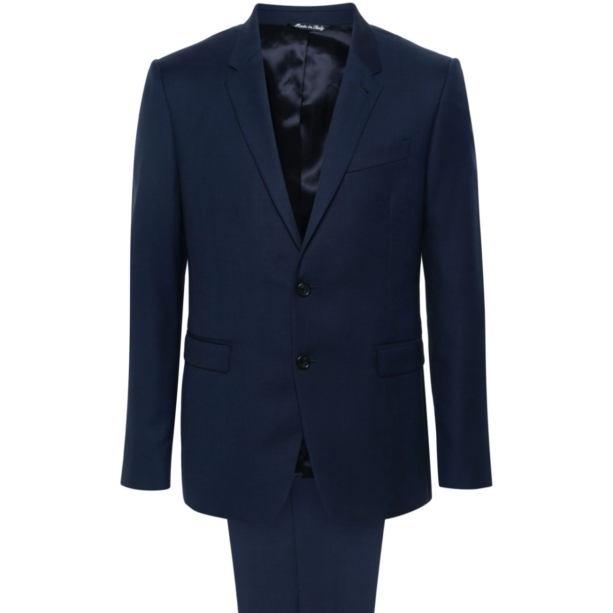 wool single-breasted suit