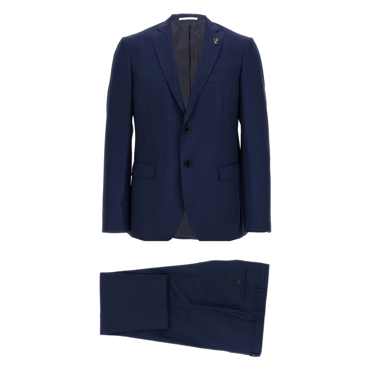 wool single-breasted suit